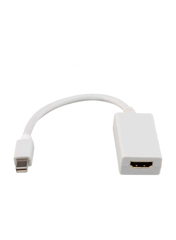 

Generic Mini HDMI Convertible Adapter, HDMI Male to Display for Apple Macbook/Apple Laptop, White