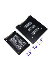 Nicekey 2 Pack HDD/SSD Mounting Bracket, 2.5 to 3.5 Adapter, Hard Disk Drive Holder, Black