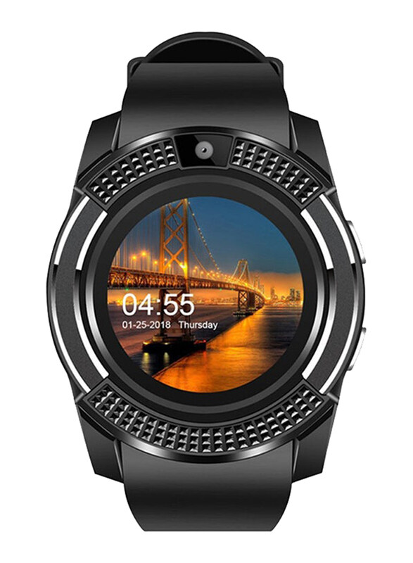 

Generic V8 Smartwatch With Camera, Black