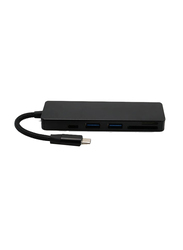 Kkmoon 5-in-1 USb Hub for Type C Devices, Black