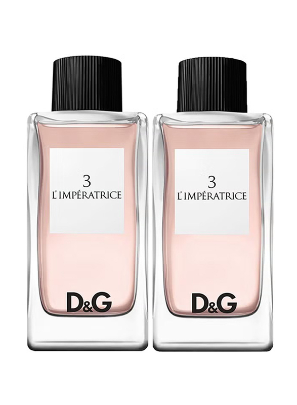 Dolce & Gabbana 2-Piece 3 L'Imperatrice Perfume Set for Women, 100ml EDT