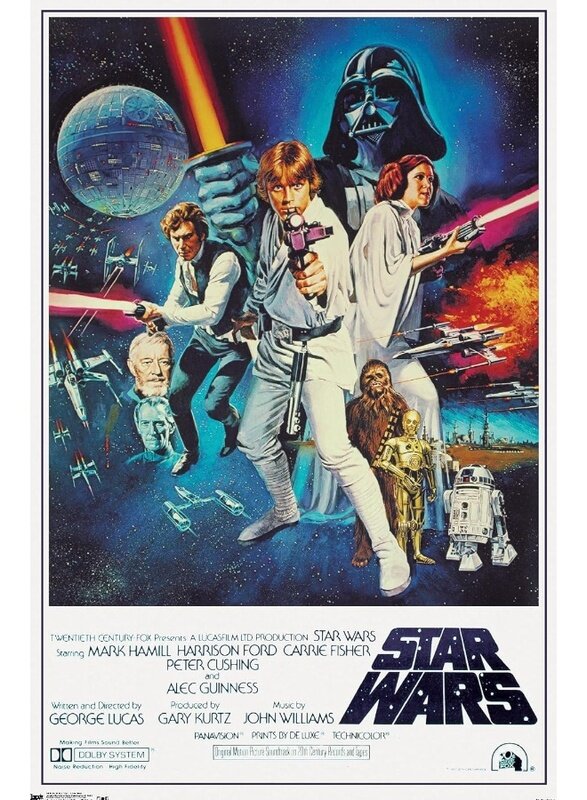 

Home Trove Star Wars IV One Sheet Collector's Edition Wall Poster 24" x 36
