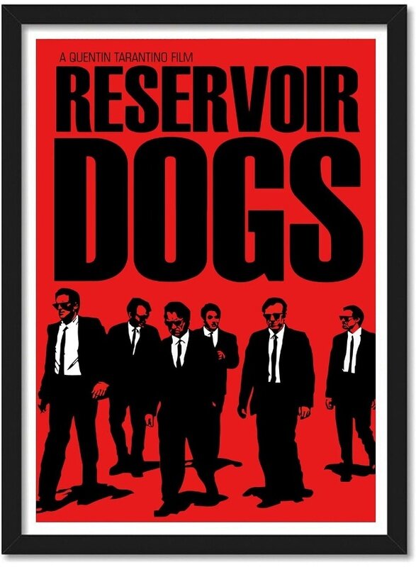 

Home Trove Reservoir Dogs Movie Art Framed Poster, multicolour, Print, 10inch x 13inch For Room Office