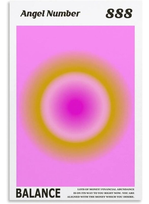 

Home Trove Colorful Gradient Aura Angel Numbers Poster Aesthetic Inspirational Quotes Wall Art Canvas Prints Pictures for Bedroom