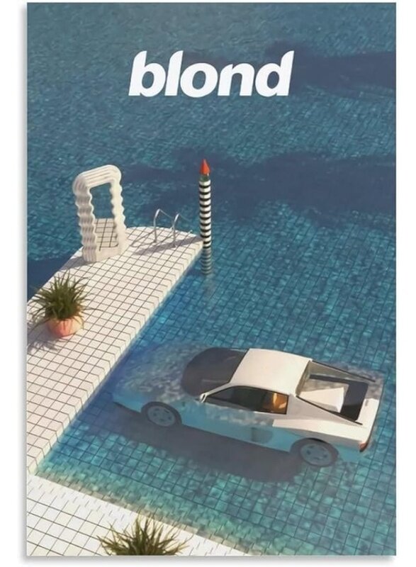 

Home Trove Frank Ocean Canvas Art, 16x24 Inch (40x60cm) Decorative Wall Poster