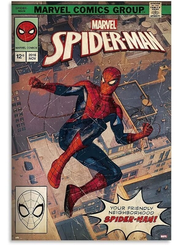 

Home Trove Spider Man Movie Poster ,12x18 Inch Unframed Wall Art