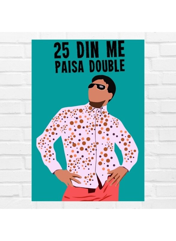 

Home Trove Raju Phir Hera Pheri Movie Funny Quote Poster (12 x 18 Inch) For Room Office wall decor home decor bedroom living room Gift Paintings wallp