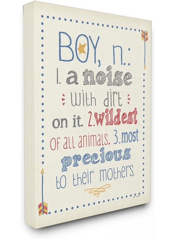 

Home Trove The Kids Room by Definition of Boy, A Noise with Dirt on It Textual Canvas Art, 16" x 20