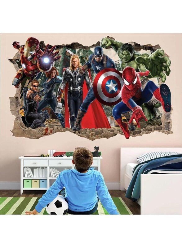 

Home Trove Superhero Wall Decal for Boys Room Decor
