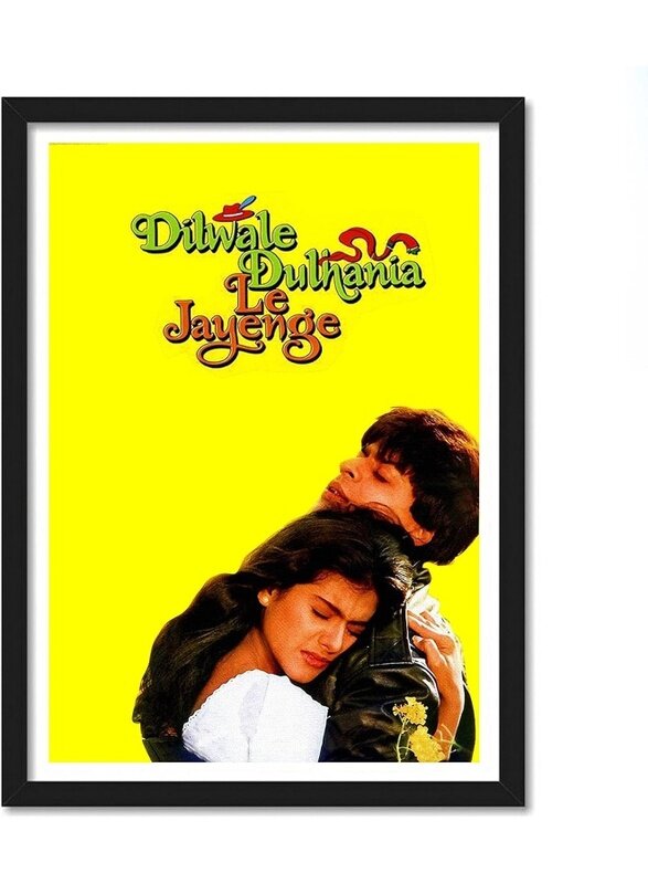 

Home Trove D D L J Shahrukh Khan & kajol Framed Poster For Room & Office (Multicolor 10 Inch X 13 Inch Framed)