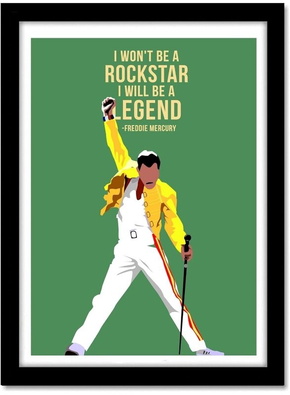

Home Trove Freddie Mercury Acrylic Glass Framed Poster (10 Inch X 13 Inch Multicolour white border Medium)