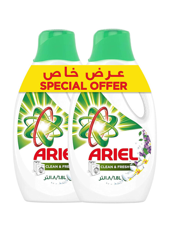 

Ariel Handle Clean Fresh Liquid Detergent, 1.8L