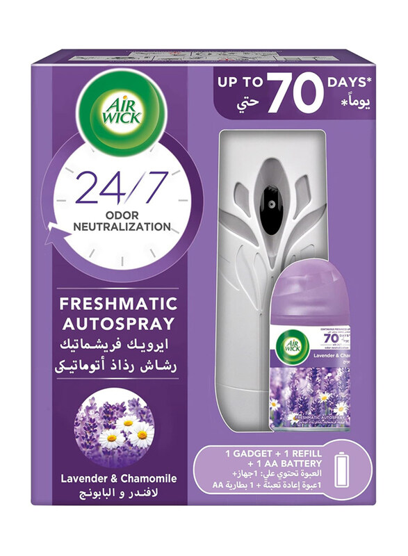 

Air Wick Lavender & Chamomile Fresh Matic Auto Spray Air Freshener, 250ml