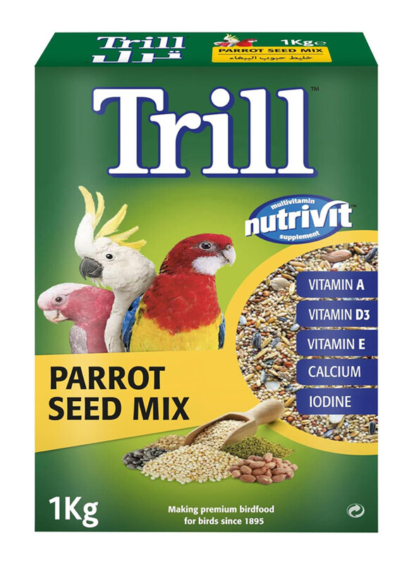 

Trill Parrot Seed Mix Bird Food, 1kg
