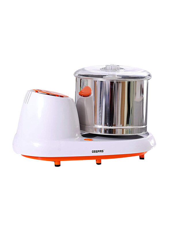 

Geepas 2L Stainless steel Drum Wet Grinder, 200W, GWG44063, White