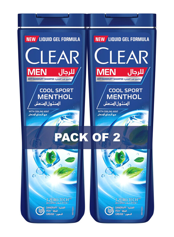 

Clear Men Anti-Dandruff Shampoo for Anti Dandruff, 350ml, 2 Piece