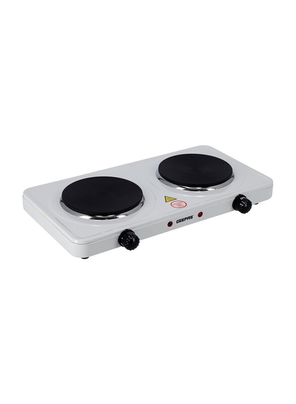 

Geepas Dual Hot Plate, 2000W, GHP32014, White