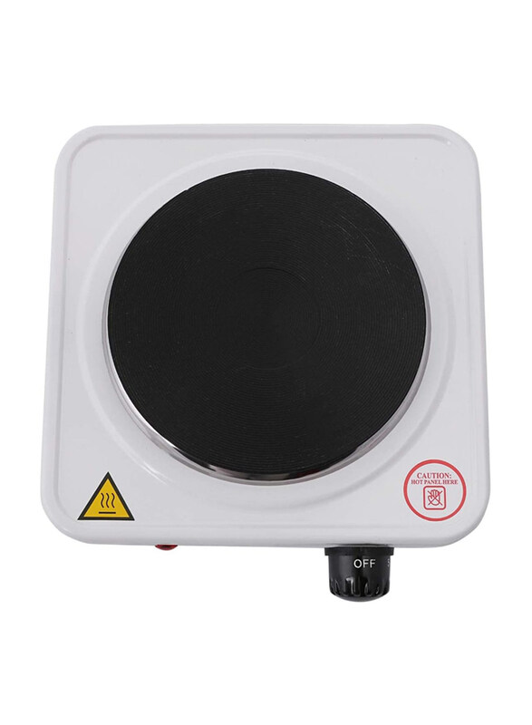 

Geepas Electric Single Hot Plate, 1000W, GHP32013, White