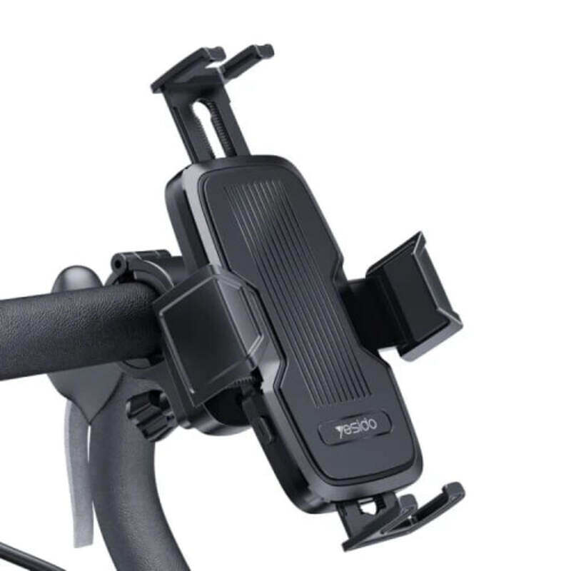 

Yesido C127 Touch Lock Bike Motorcycle Mount Holder for Mobile Phones, Black