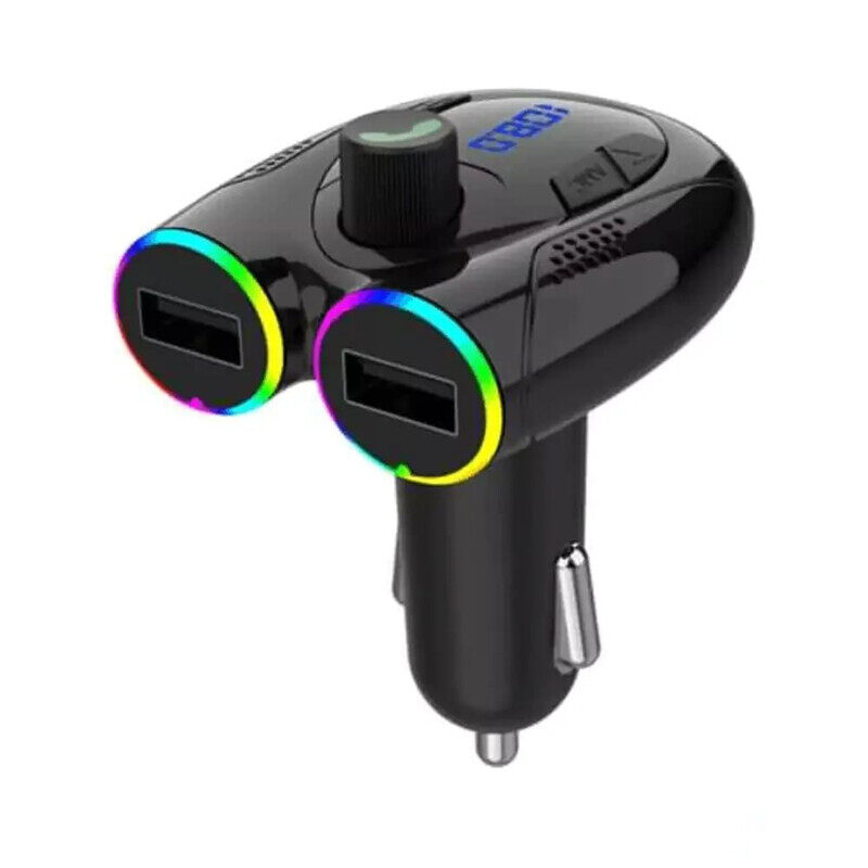 

Earldom M77 Wireless Car Kit, USB Mobile Phone Charger FM Transmitter, Bluetooth 5.0, Built-in Microphone, Fast-Charging 3.1A