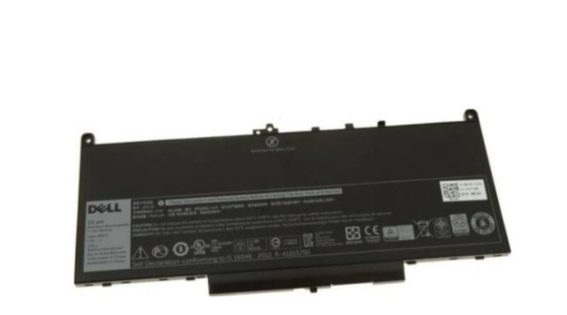 Replacement Laptop Battery for Dell Latitude E7470 , E7270 4 cell 55Wh 7.6V 6874mAh  J60J5