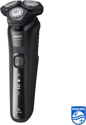 PHILIPS Shaver Series 5000 with Advanced SkinIQ, Wet & Dry Men's Electric Shaver with Integrated Pop-up Trimmer, 60 mins Run Time - S55881/10, Deep Black