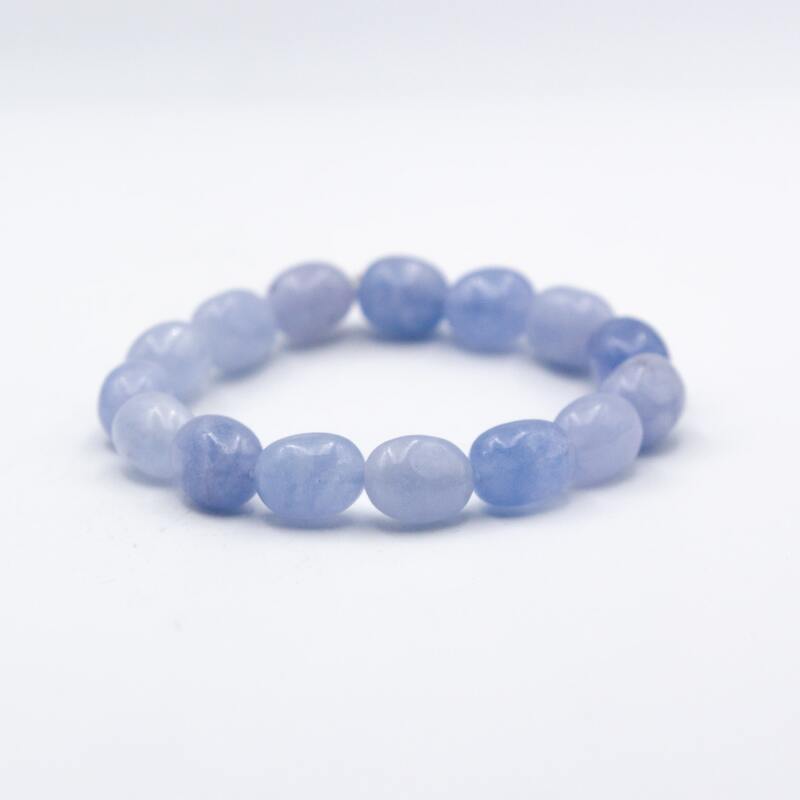 Natural Aquamarine Crystals Bracelet: Elegance and Serenity for Women, Sky Blue