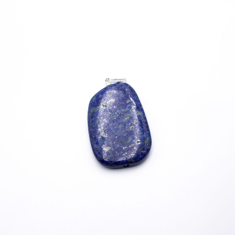 Unique Style Natural Lapis Lazuli Crystal Locket Unisex, 5cm, Purple