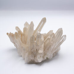 Mount Makalu Handpicked Flower Shaped Natural Quartz Cluster, Clear