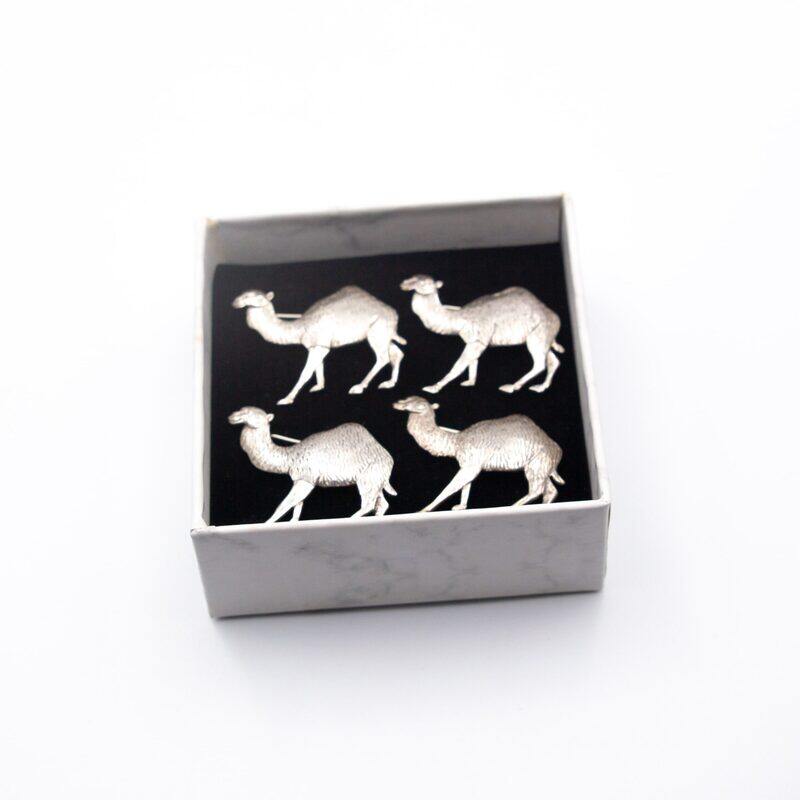 

Generic Exquisite 925 Silver Camel Design Brooch, Silver