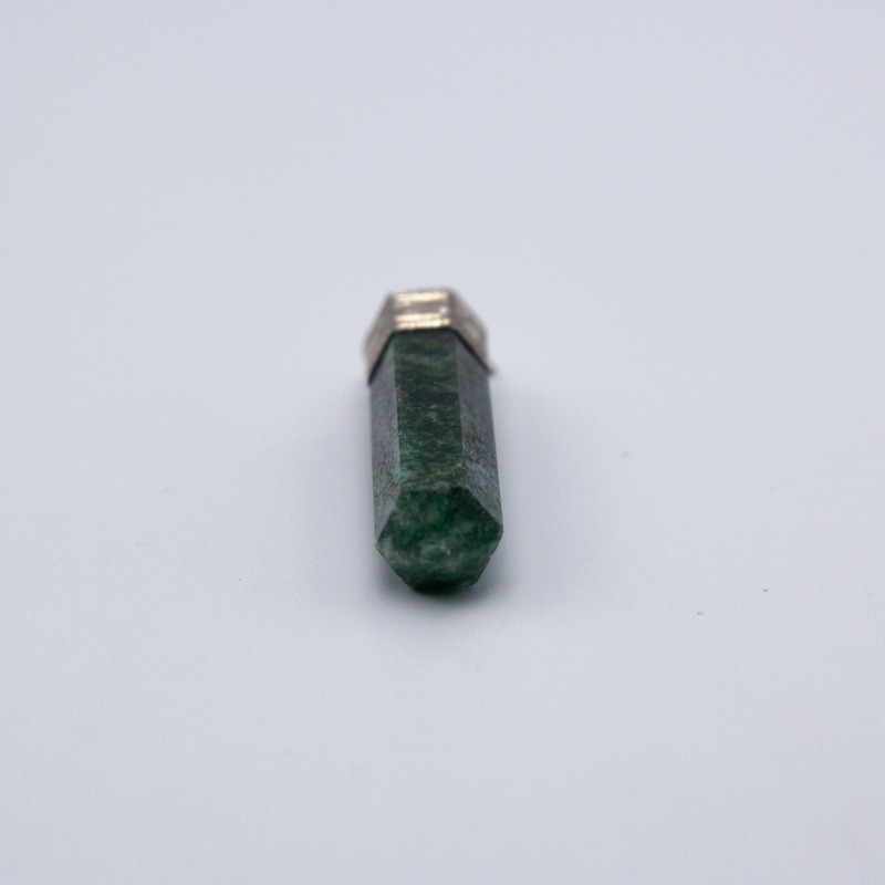 Himalayan Natural Green Jasper Crystal Pendant - Gemstone For Men & Women