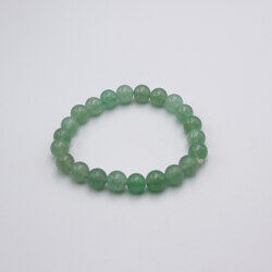 10mm Natural Green Aventurine Crystal Bracelet for Women, Green