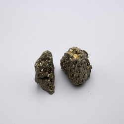 Natural Pyrite Crystal Healing Stone, Multicolour