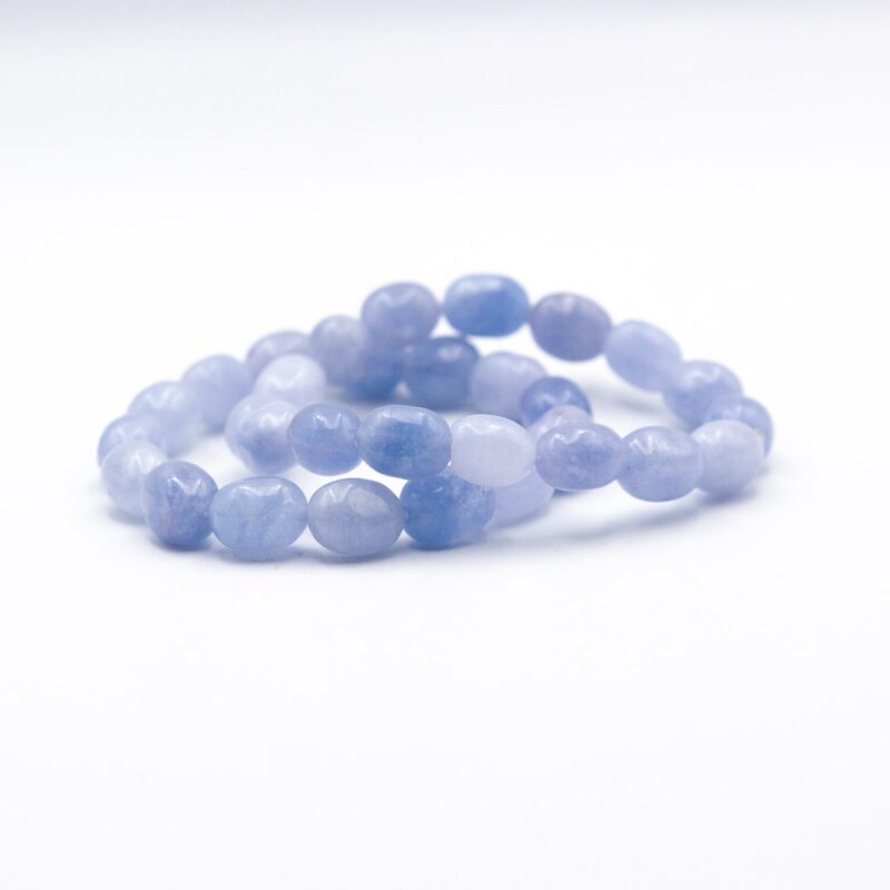 Natural Aquamarine Crystals Bracelet: Elegance and Serenity for Women, Sky Blue