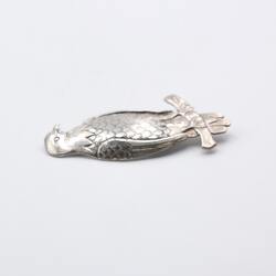 Exquisite 925 Silver Eagle Design Brooch, 2 Piece, Silver