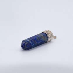 Himalayan Natural Lapis Lazuli Crystal Pendant - Gemstone for Men & Women