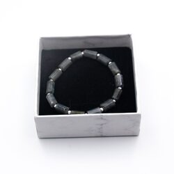 8mm Labradorite Stone Natural Crystals Bracelets for Women, Black