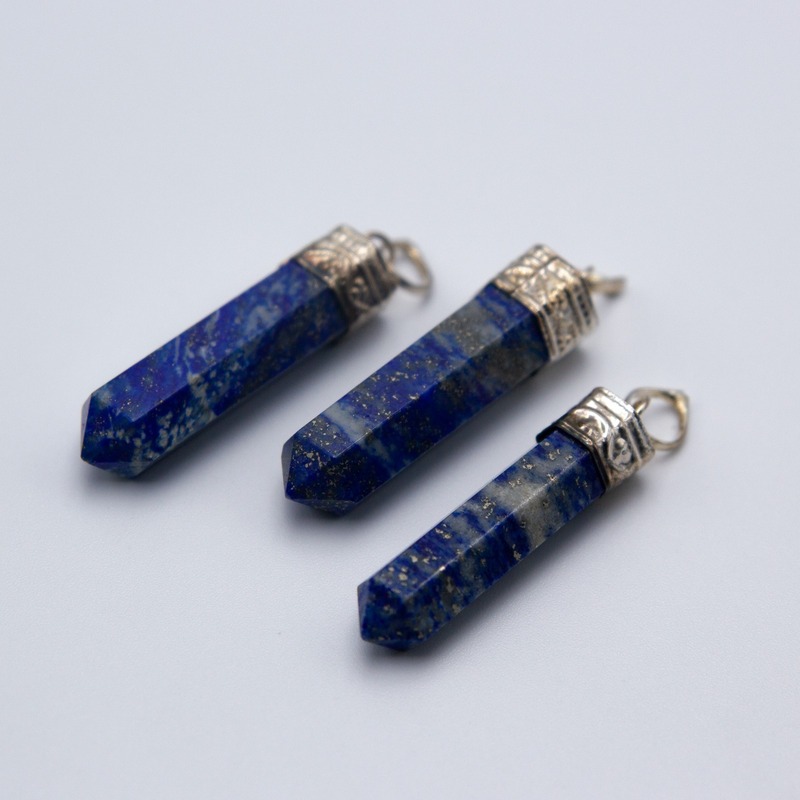 Himalayan Natural Lapis Lazuli Crystal Pendant - Gemstone for Men & Women