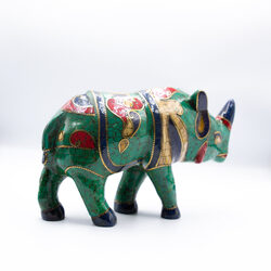 Stone Rhino Handmade Antique, Green