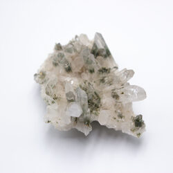 Makalu Mount Natural Chlorite Quartz Cluster, Clear