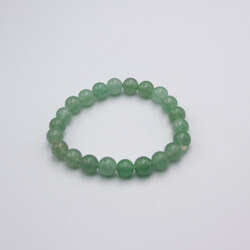 8mm Natural Green Aventurine Crystal Bracelet for Women, Green