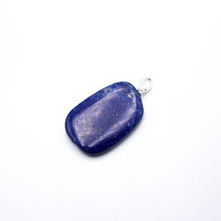 Unique Style Natural Lapis Lazuli Crystal Locket Unisex, 5cm, Purple