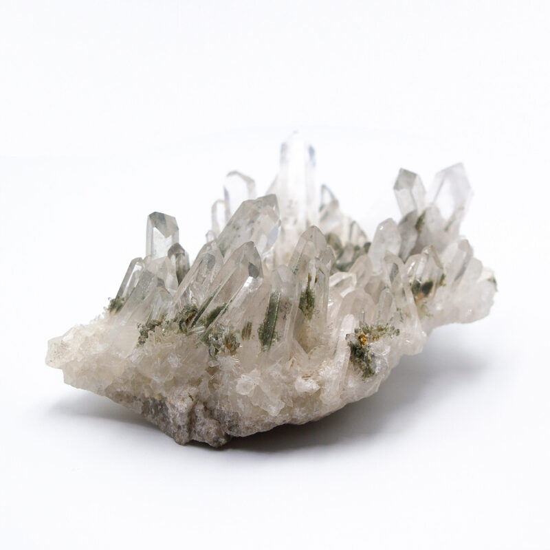 Makalu Mount Natural Chlorite Quartz Cluster, Clear