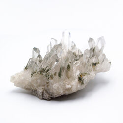 Makalu Mount Natural Chlorite Quartz Cluster, Clear