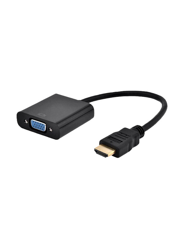 

Generic HDMI Video Convertible Adapter, HDMI Male to VGA for Laptop/DVD, Black