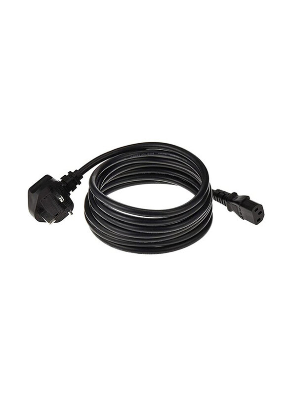 

Generic S-TEK 3-Pin UK Plug Desktop Power Cable, Black
