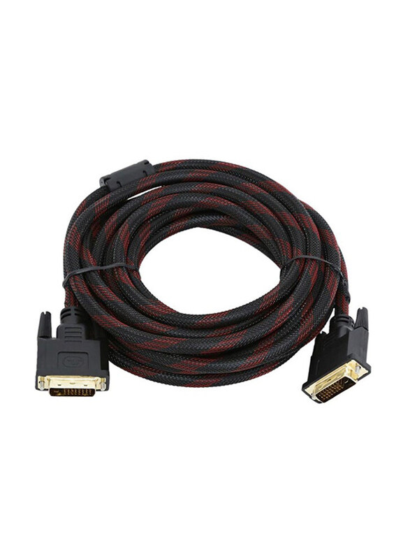 

Generic 5-Meters DVI Cable, DVI 24+1 Male To Male DVI 24+1, Black
