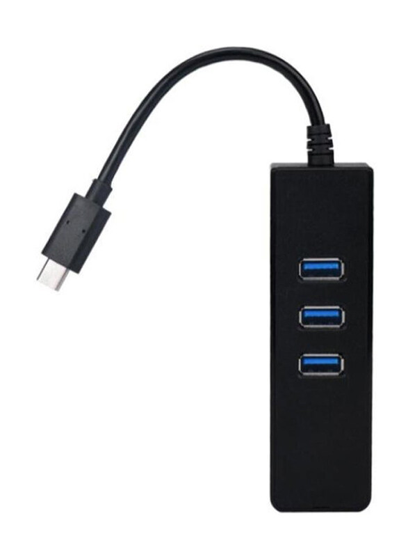 

Generic USB Type C HUB with Ethernet Network LAN Adapter, Black