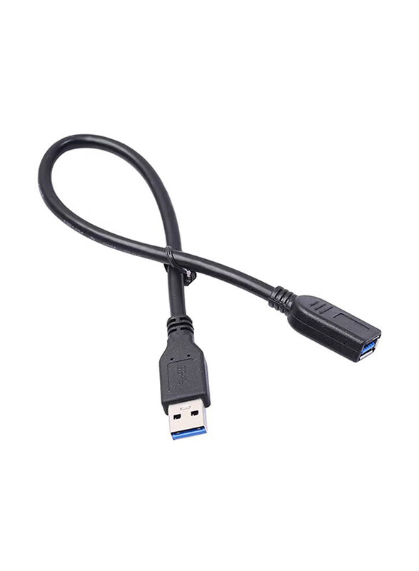 

Generic Super Speed USB 3.0 Type A Male To Female Extension Cable, Black