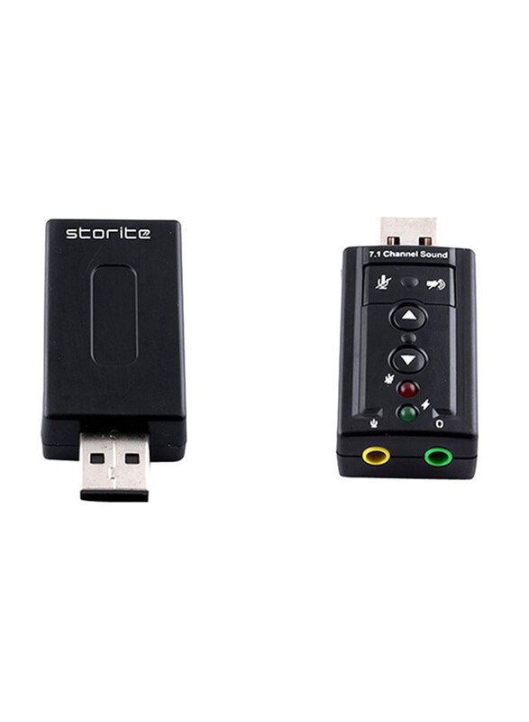 

Oem 7.1 Channel USB External Sound Card Audio Adapter, Black